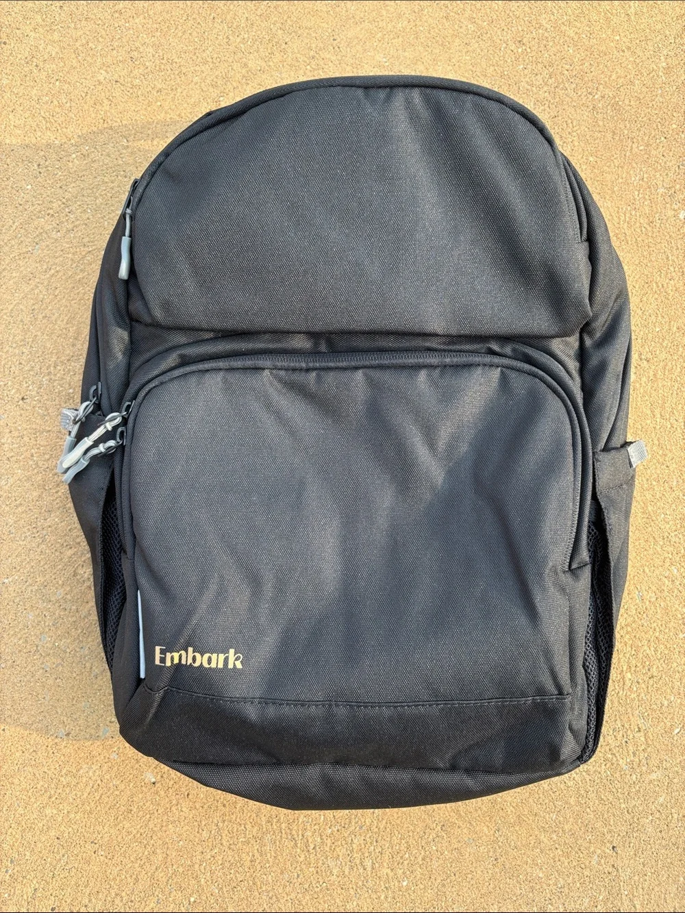 NWT Embark Black Water Repellent Backpack